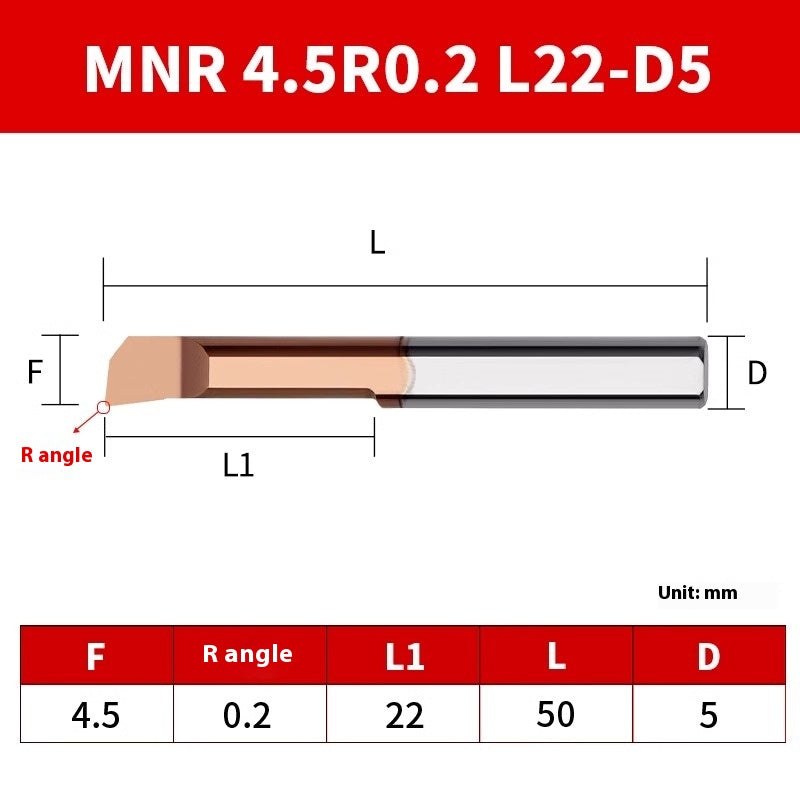 1140-MNR Tungsten Carbide Small Bore Boring Tools Integral Alloy Vibration Resistant Boring Bars Micro Alloy Bore Turning Tools Boring Tools Shandong Denso Pricision Tools Co.,Ltd.
